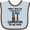 Blue and Chocolate, variant on Inktastic Future Carpenter Builder Like Daddy Boys Baby Bib
