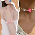 thumbnail image 6 of 100Pcs Clay Plumeria Flower Beads Pink Floral Bead Bulk 1.5 x 0.8cm Summer Hawaiian 3D Flowers Flat Back Loose Spacer Charms for Jewelry Making Bracelets Necklaces DIY Craft Accessories DIY, 6 of 7