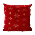 thumbnail image 3 of Christmas Decoration Pillow Cover Cushion Cover Soft Fluffy Pillowcases Boho Pillow Covers Winter Holiday Cushion Cases for Sofa Couch Bedroom Living Room Farmhouse indoor Pillow Case, 3 of 7