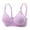 Purple, variant on LYEAA Wireless Bras for Women Support Seamless Push up Bralette Lightly Lined Solid Color Everyday Bra