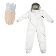 thumbnail image 4 of Traje de apicultor con capucha mono cómodo transpirable puños elásticos trajes de SG, 4 of 8