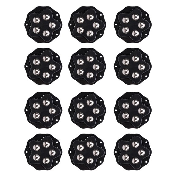 12 Ruedas Giratorias De 360 ​​grados, Ruedas Deslizantes Para Electrodomésticos, Ruedas Giratorias Con Pastillas De Freno
