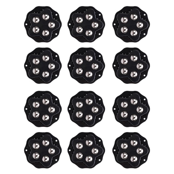 12 Ruedas Giratorias De 360 grados, Ruedas Deslizantes Para Electrodomésticos, Ruedas Giratorias Con Pastillas De Freno