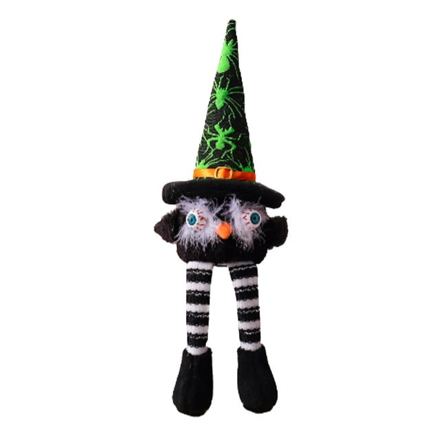 Inteprter Muñeca resplandeciente de Halloween, decoración bonita, fiesta de Festival, adorno aterrador de terror, accesorios para niños para dormitorio Kits de decoración para fiestas Verde Inteprter HA069111-02