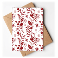 thumbnail image 1 of mas Red White Decoration Pattern Greeting Cards You are Invited Invitations, 1 of 3