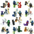 thumbnail image 1 of Set de 25 Figuras de Ninjas de Bloques - Colección de Minifiguras de Acción para Niños y Coleccionistas, ABS, Bolsa OPP, 1 of 10