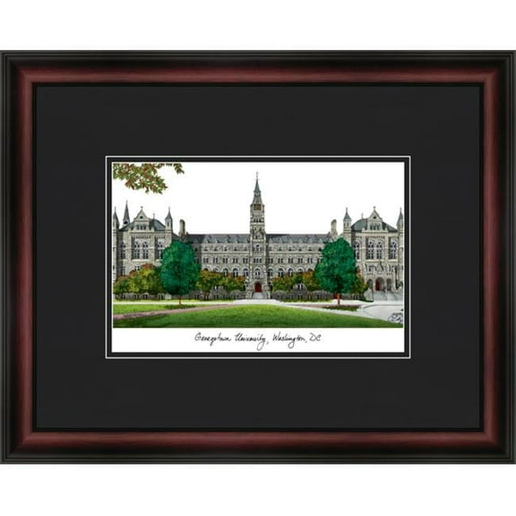 Campus Images DC996A Georgetown University Academic Frame Print