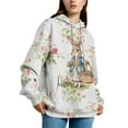 thumbnail image 2 of Innerwin Chandail à Manches Longues en Molleton pour Femmes, Imprimé Floral, Décontracté, Style-E m, 2 of 6