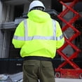 thumbnail image 2 of sesafety Reflective Jacket for Men, High Visibility Jackets, Safety Jackets for Men, Hi Vis Construction Bomber Jackets Waterproof with Pockets and Z, 2 of 6