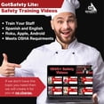 thumbnail image 4 of Botiquín de primeros auxilios 3 en 1 para cocina y restaurante: video de capacitación sobre seguridad con manta ignífuga para botiquín de primeros auxilios, cocinas industriales y domésticas,, 4 of 8