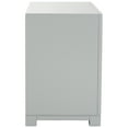 thumbnail image 3 of SAFAVIEH Raina Three Drawer Greek Key Night Stand Grey, 3 of 13