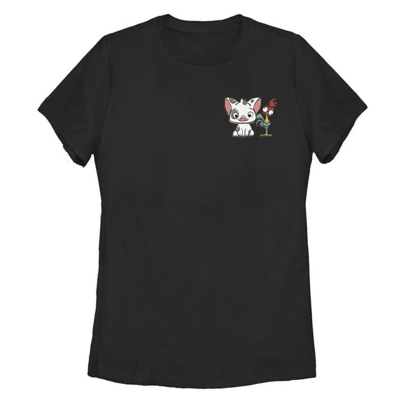 Women's Moana Pocket Pua and Heiheihei Graphic T-Shirt