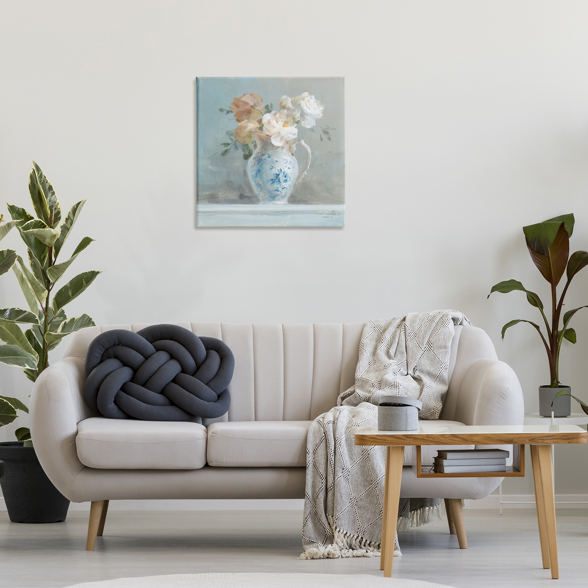 Stupell Industries Heirloom Floral Bouquet Botanical & Floral Painting Gallery Wrapped Canvas Art Print Wall Art, 24 x 24