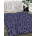 thumbnail image 3 of Ahgly Company Machine Washable Indoor Rectangle Transitional Night Blue Area Rugs, 3' x 5', 3 of 7