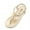 Gold, variant on FRSASU Kids Sandals Summer Toddler Infant Bowknot Pearl Princess Thong Sandals Shoes Gold 9.5C(26)