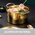 thumbnail image 3 of Korean Instant Noodle Pot with Lid, Stainless Steel Cooking Pan for Fast Cooking, Kitchen Cookware for Everyday Use, 3 of 6