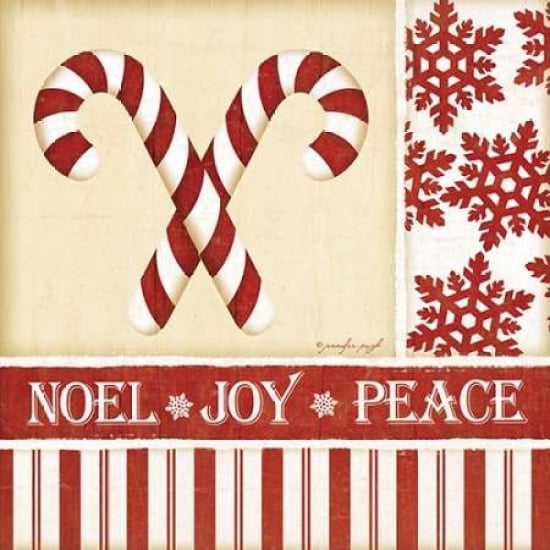 Candy Canes Canvas