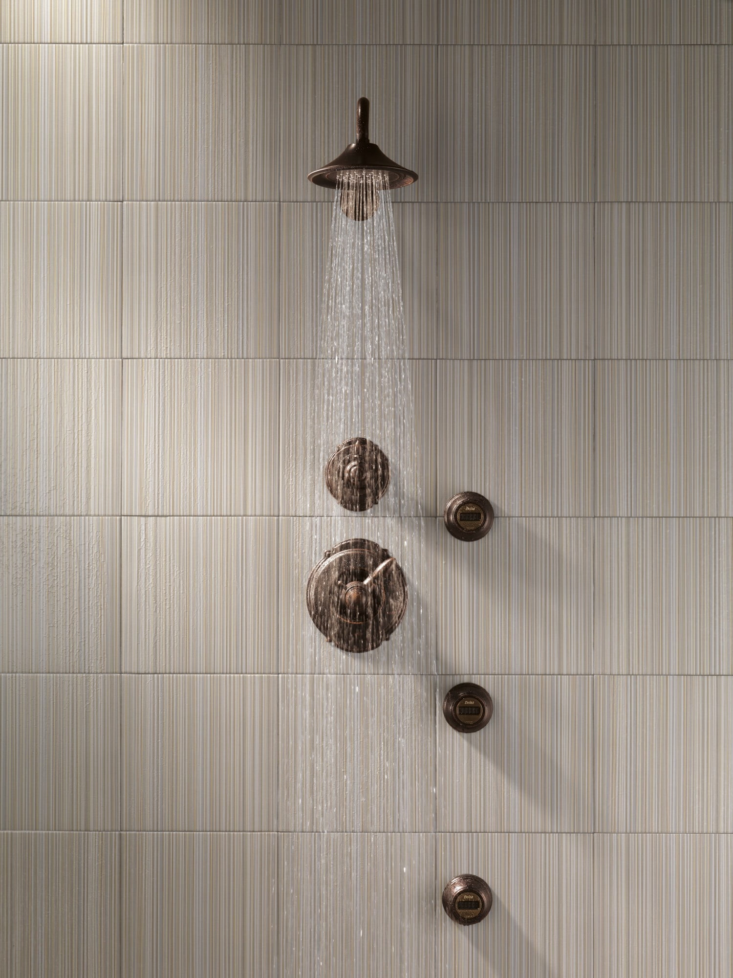 3-Spray Premium Shower Head in Polished Brass RP34355PB