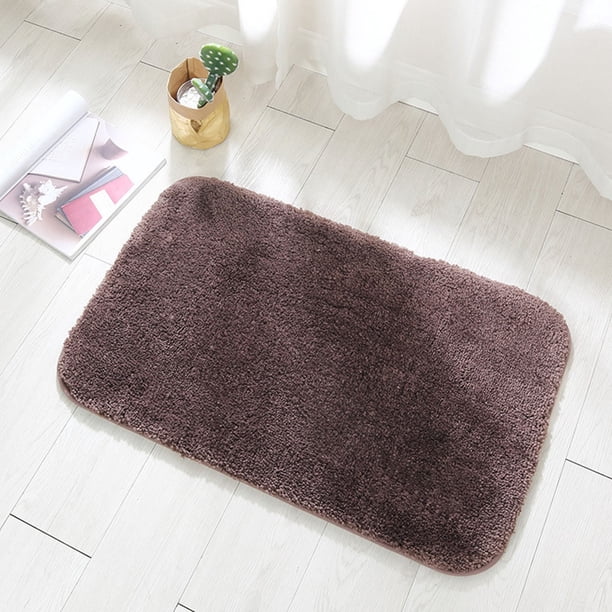 Fiudx Alfombras de Baño de Microfibra, Extra Gruesas, Suaves y Peludas, Superabsorbentes y Antipelusas, con Reverso Antideslizante, Multiusos, para Baño y Sala de Estar, 40 X 60 Cm