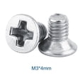 thumbnail image 2 of Fastener,100pcs Bag Flat Head Machine Screw Metric Machine Screw Built for Professionals, 2 of 2
