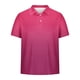 thumbnail image 3 of Camisetas de Manga Corta de los Hombres Casual Gradiente Solapa Botón Arriba Camiseta, Top Ligero para el Hogar, Uso Diario Y Cómodo, 3 of 5