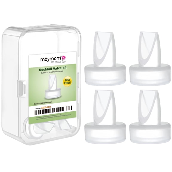 Maymom Breast Pump Valve Compatible with Ameda Mya Joy Purely Yours, 4 Count