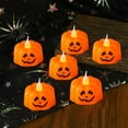 thumbnail image 2 of Kyusrd Halloween Pumpkin Lantern Ghost Festival Decoration Props Led Electronic Candle Light Party Supplies Luminous Night Light Wind Lamp, 2 of 6