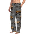thumbnail image 6 of Honiee Construction Machines for men - a sleek fusion of Straight Pajama Pants, versatile Lounge Pants, and cozy Sleepwear, all rolled into one-XX-Large, 6 of 6