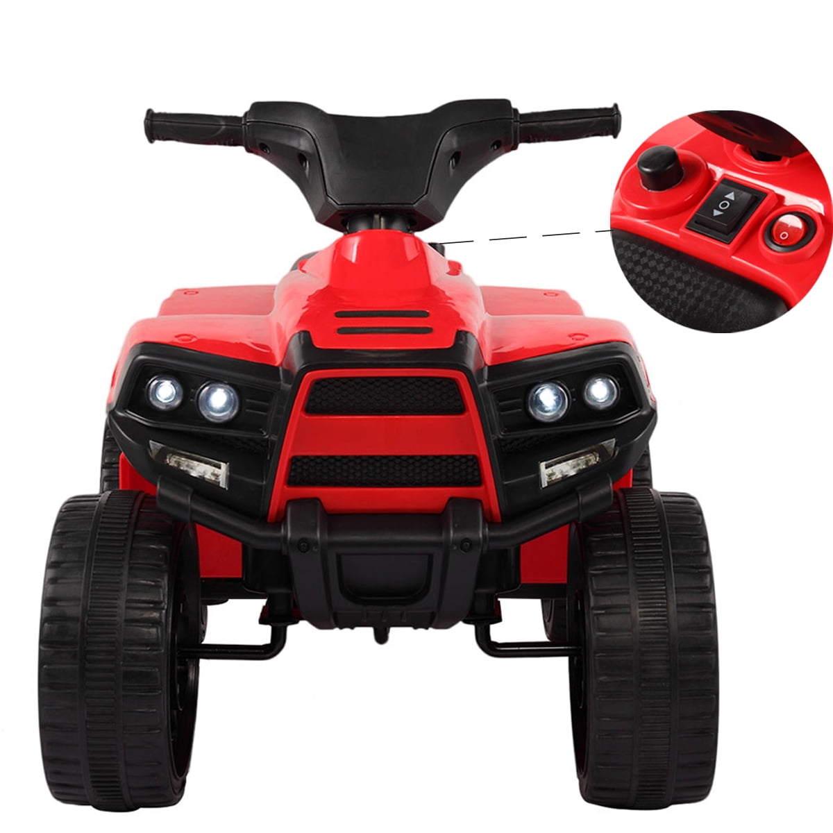 Seizeen 6V Kids 4 Wheeler, Ride On Toy Car Quad Bike, 3mph Safe Speed