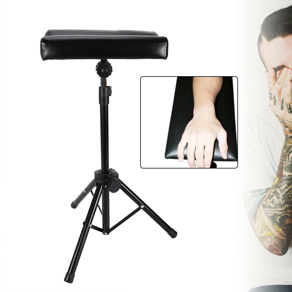Mkyiongou Tattoo Tripod Arm Rest Portable Heavy Duty Tattoo Armrest/ Leg Rest Stand