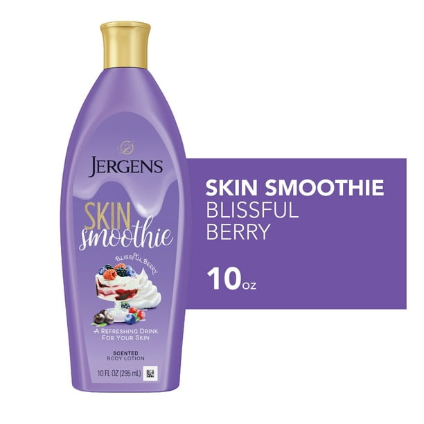 Jergens Hand and Body Lotion, Skin Smoothie Body Lotion, Blissful Berry