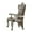 Brown, variant on ACME Versailles Arm Chair (Set-2) in Synthetic Leather & Bone White