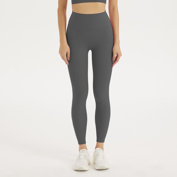 Ropa de yoga de primavera y verano Pantalones de yoga Leica Naked para mujer Mallas deportivas de cintura alta para correr con elasticidad alta para levantar la cadera