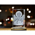 thumbnail image 3 of St. Raphael | Patron Saint of Healing and Travelers Gift | Religious 3D Engraved Crystal, 3 of 6