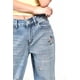 thumbnail image 4 of Jeans Wide Leg con flores bordadas /Juvenil, 568 (Azul claro) azul 13, 4 of 6