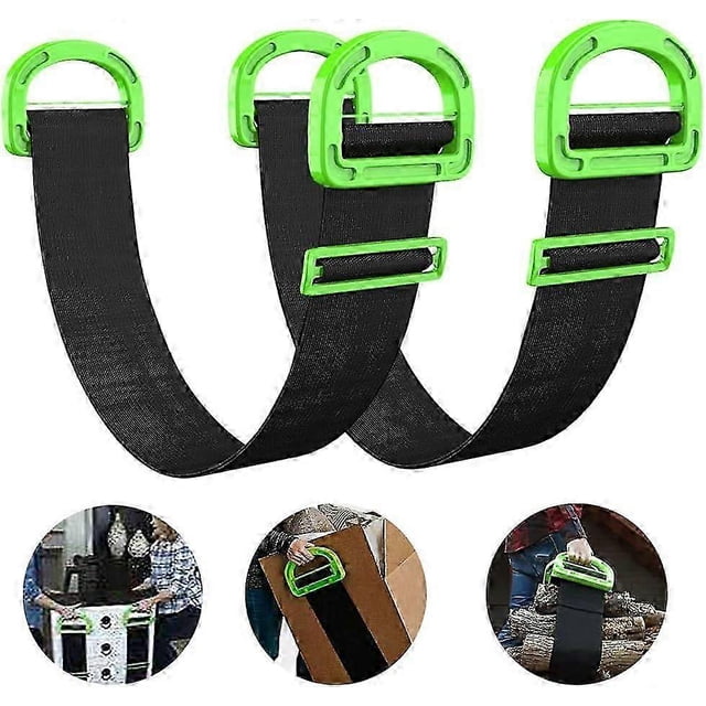 high quality2pcs Adjustable Lifting Moving Straps, Furniture Moving Straps Multifunctional Carrying Strap Belt with Durable Handles for Furniture Boxe