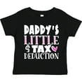 thumbnail image 3 of Inktastic Daddy's Little Tax Deduction Pink Hearts Boys or Girls Toddler T-Shirt, 3 of 5