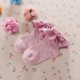 thumbnail image 1 of Kmbangi Children's Monochrome Stockings Lace Edge Soft and Cute Socks, 1 of 10
