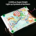thumbnail image 6 of KOBAIBAN A4 Magnetic Light Board with Side Buttons – Super Bright Lightbox for Tracing and Drawing, Diamond Painting, Weeding Vinyl – USB Powered, 6 of 12