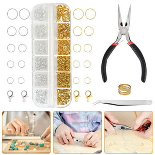 YIJU Jewelry Making Accessory Kit Jewelry Findings Necklace Repair Kit for Jewelry Making Repair DIY Craft Supplies, Women's, Size: 5MM-20MM, Gold