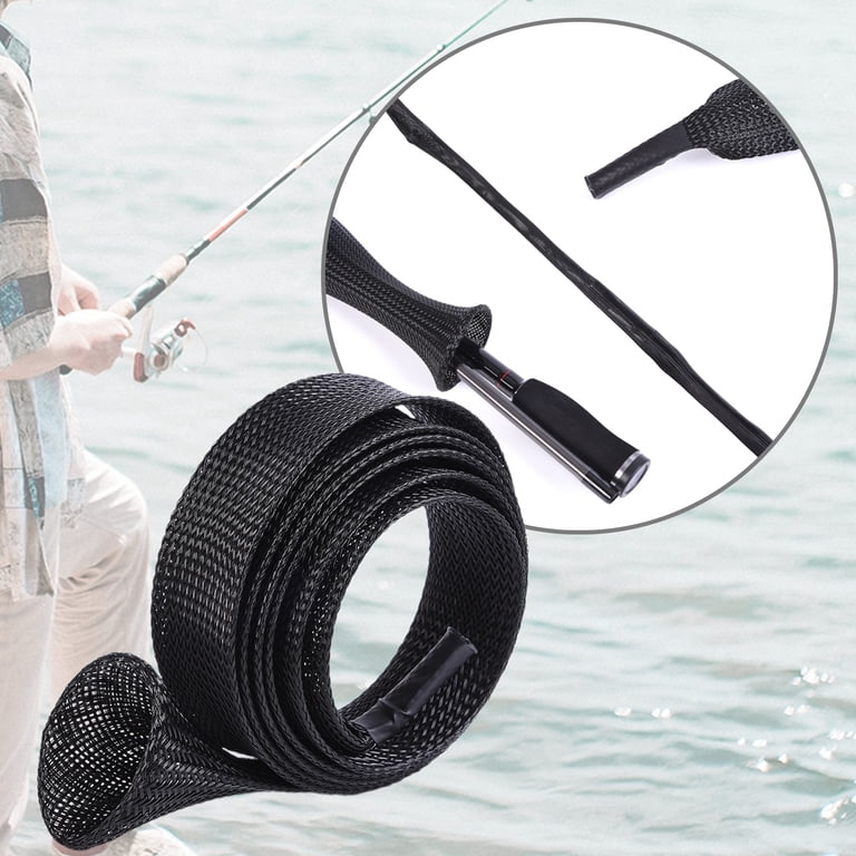 walmart fishing rod sleeves Cal Coast Casting Sleeve Black & Blue 58 Protect two rods at once with Reaction Tackles PET rod socksUV Fishing Rod Sleeves in Fishing