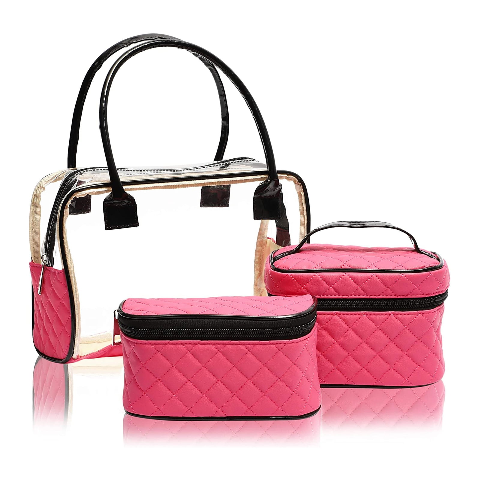 LFMAKE Toiletry Bag for Women 3PCS/Set Multifunctional Women's Cosmetic  Bags Travel Organizer Makeup Case