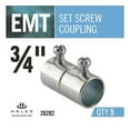 thumbnail image 3 of Halex 26282 0.75 in. EMT Steel Set Screw Coupling, 3 of 4