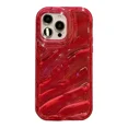 thumbnail image 3 of Funda transparente con patrón de ondas para iPhone 14, 13 Pro Max, 12, 11, X, XR, XS Max, 7, 8, 14 Plus, funda suave anticaídas y a prueba de golpes, 3 of 5