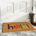 thumbnail image 2 of Calloway Mills Colorful Hello Outdoor Doormat 17" x 29", 2 of 2