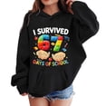 thumbnail image 2 of 67 Niños con capucha Niñas 6 7 Meme Sudadera cómoda manga larga Suéteres divertidos 6 7 Número impreso Novedad manga larga con capucha Suéter de moda cómodo once once hoodie (negro,9-10 años), 2 of 4