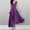*Purple, variant on ClodeEU Womens Summer Chiffon Short Slit Sleeve V Neck Ruffled Wrap Maxi Dresses,Flowy Cocktail Gown Gray,Womens Plus XXL