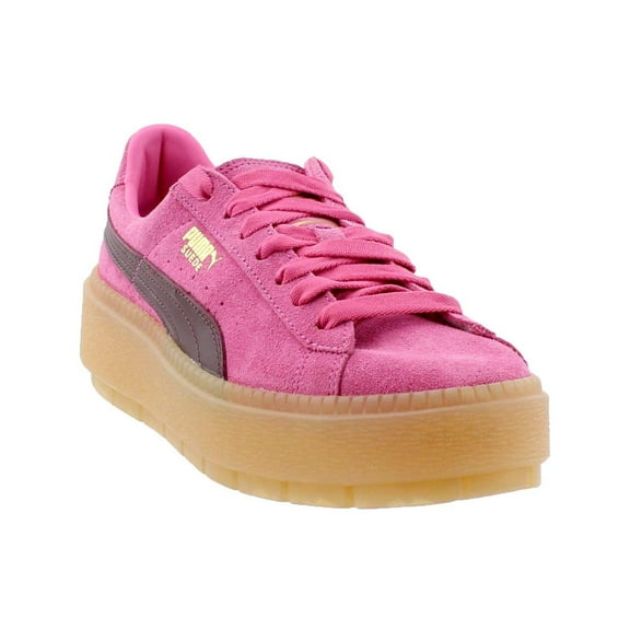 puma suede platform trace block - women's