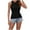 C-Black795, variant on DHFJKG Tank Tops For Women Sleeveless Full Length Ribbed Fitted Workout Crew Neck Basic Cami Shirts Summer Versatile Top