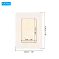 thumbnail image 2 of Uxcell Wooden DIY Photo Frame, 4 Pcs Unfinished Solid Wood Picture Frames for 2.8" x 4.3", Beige, 2 of 6